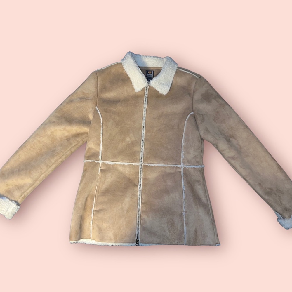 Route 66 Women's Polyester/Sherpa Tan Jacket Size Large